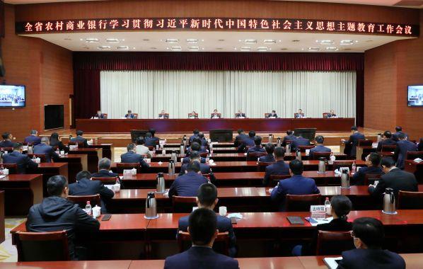 全省农商银行学习贯彻习近平新时代中国特色社会主义思想主题教育工作会议召开