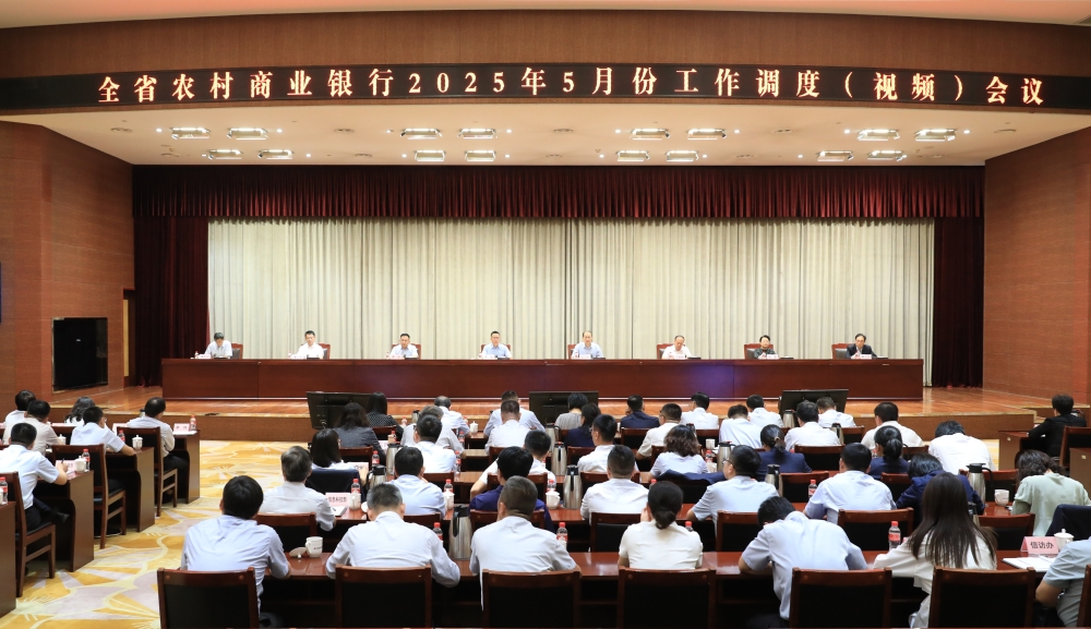 省联社召开全省农商银行5月份工作调度（视频）会议